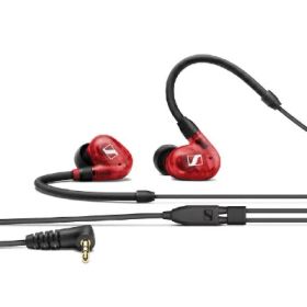 【エントリーで最大全額ポイント還元｜7/5まで】 SENNHEISER｜ゼンハイザー 508942 プロ用モニタリングイヤホン レッド IE-100-PRO-RED [カナル型 /φ3.5mm ミニプラグ]