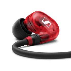 【中古】（新古品） ゼンハイザー(Sennheiser) IE 100 PRO RED プロ用モニタリングイヤホン 赤 508942 カナル型 有線イヤホン