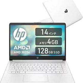【中古】HP ノートパソコン HP 14s-fq0000 14インチ フルHD ブライトビュー IPSディスプレイ AMD 3020e 4GBメモリ 128GB SSD Windows11 Home（型番：3Y6C