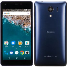 【中古】Cランク【傷や汚れあり】 SIMフリー S2 kyocera Android one S2 ネイビー 利用制限-(白ロム) 送料無料