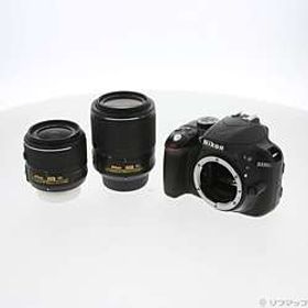 〔中古品〕 NIKON D3300 ダブルズームキット2 ブラック (2410万画素／SDXC)〔中古品〕 NIKON D3300 ダブルズームキット2 ブラック (2410万画素／SDXC)