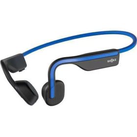 ショックス ワイヤレス イヤホン 骨伝導オープンイヤ IP55 最大6時間 USB-C OPENMOVE AFT-EP-000024 ブルー系