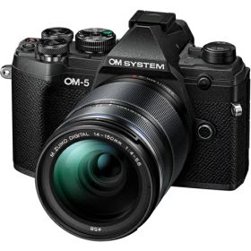OM SYSTEM 【アウトレットメーカー保証付】OM-5 14-150mm II レンズキット ブラック デジタルカメラ