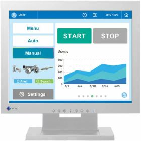 EIZO 38cm(15.0)型タッチパネル装着カラー液晶モニター DuraVision FDX1502T-Tグレイ FDX1502T-TGY 15.0インチのタッチパネル搭載カラー液晶モニター 耐久性抜群で美しいデザイン 高品質な映像と直感的な操作性 信頼性とパフォーマンスを追求した最高の選択