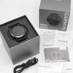 【美品】GARMIN fenix 6 Pro Dual Power Slate Gray DLC/Black 010-02410-45 スマートウォッチ ガーミン 本体 【中古】