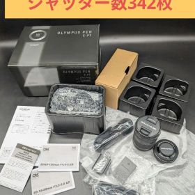 【新品同様】OM SYSTEM PEN E-P7 EZダブルズームキット