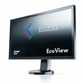 【中古】【非常に良い】EIZO FlexScan 27インチカラー液晶モニター 2560x1440 DVI-D 24Pin DisplayPort ブラック FlexScan EV2736W EV2736W-FSBK