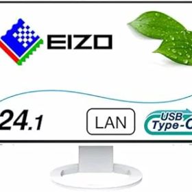 【中古】EIZO FlexScan EV2495-WT （24.1型/1920×1200/フレームレスモニター/アンチグレアIPS/疲れ目軽減/ホワイト）