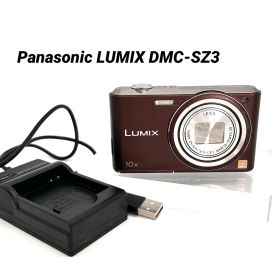 【美品・充電器付】Panasonic LUMIX DMC-SZ3 ブラウン