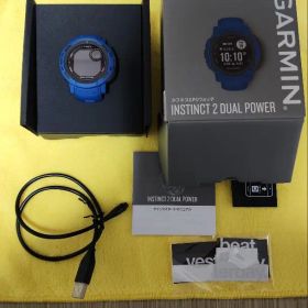 GARMIN Instinct 2 Dual Power ブルー