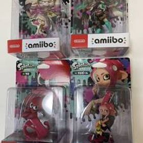スプラトゥーン amiibo 任天堂 アミーボ ヒメ イイダ タコ タコガール 4個セット