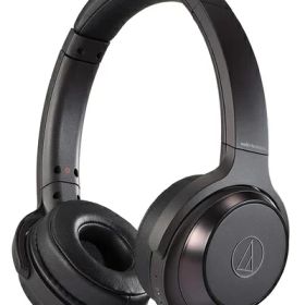 【中古】（新古品・未使用品） オーディオテクニカ ATH-WS330BT BK ワイヤレスヘッドホン bluetooth 重低音 SOLID BASS 最大70時間再生 ブラック ATHーWS330BT BK