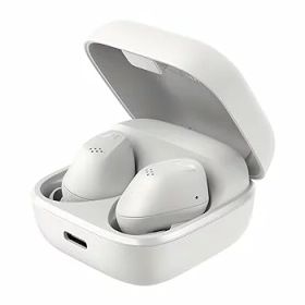 【中古】ゼンハイザー Sennheiser ワイヤレスイヤホン ACCENTUM True Wireless ホワイト 高性能ドライバー 28時間再生 ハイブリッドノイズキャンセリング