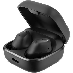 ゼンハイザー Sennheiser ワイヤレスイヤホン ACCENTUM True Wireless ブラック 高性能ドライバー 28時間再生 ハイブリッドノイズキャンセリング 外音取り込み機能 bluetooth 5.3 IP54 ポケットサイズ ワイヤレス充電