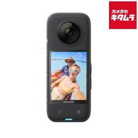 Insta360 X3（CINSAAQ/B） ビデオカメラ 4K 小型 高画質 ウェアラブル 全天球360度カメラ 《納期約2ヶ月》