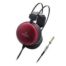 【中古】【未使用】オーディオテクニカ ダイナミック密閉型ヘッドホンaudio-technica ART MONITOR ATH-A1000Z レッド