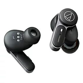 audio-technica(オーディオテクニカ) 完全ワイヤレスイヤホン アッシュブラック ATH-TWX7 BK ［ワイヤレス(左右分離) /ノイズキャンセリング対応 /Bluetooth対応］ ATHTWX7BK 【864】