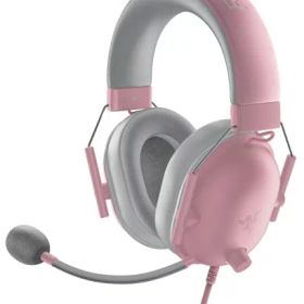 Razer レイザー BlackShark V2 X Quartz Pink ゲーミングヘッドセット 3.5mmアナログ 7.1ch サラウンド 特許技術採用50mmドライバ 単一指向性マイク ノイズキャンセリング 高遮音性イヤーカップ 軽量 PC /
