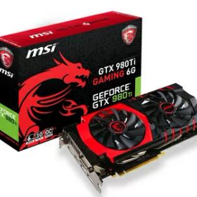 【中古】 MSI GTX 980TI GAMING 6G グラフィックスボード VD5769 GTX 980TI GAMING 6G