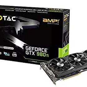 【中古】 ZOTAC GTX 980 Ti AMP Edition グラフィックスボード NVIDIA GeForce GTX 980Ti VD5748 ZTGTX98TI-6GD5AMP01