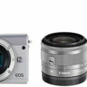 【中古】 Canon ミラーレス一眼カメラ EOS M100 ダブルズームキット ホワイト EOSM100WH-WZK 当店保証30日間 人気 ミラーレス 一眼レフ 交換レンズ カメラ