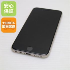 アイフォーン(iPhone)の超美品 SIMフリー iPhone SE3 第3世代 64GB スターライト M666(スマートフォン本体)