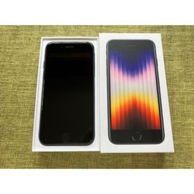 バッテリー91% iPhone SE (第3世代) ミッドナイト SIMフリー(スマートフォン本体)