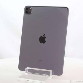 〔中古〕Apple(アップル) iPad Pro 11インチ 第3世代 128GB スペースグレイ MHQR3J／A Wi-Fi〔258-ud〕