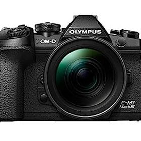 【中古】（非常に良い）オリンパス OM-D E-M1 Mark III ブラックボディ M.ZUIKO DIGITAL ED 12-40mm F2.8 PROレンズ