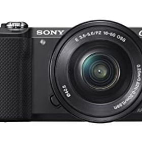 【中古】SONY ミラーレス一眼 α5000 パワーズームレンズキット ブラック ILCE-5000L-B