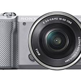 【中古】SONY ミラーレス一眼 α5000 パワーズームレンズキット シルバー ILCE-5000L-S