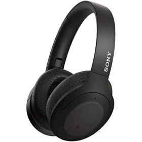 【中古】 ソニー ワイヤレスノイズキャンセリングヘッドホン WH-H910N : ハイレゾ対応 / Amazon Alexa搭載 / bluetooth / 最大35時間連続再生 / ハイレゾ相当アップスケーリング対応 小型・軽量 タッチセンサー搭載 キャリングポーチ付属 2019年モデル / マイク付き