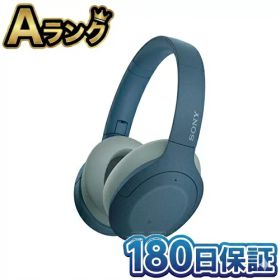 【整備済み品】 ソニー ワイヤレスノイズキャンセリングヘッドホン ハイレゾ対応/bluetooth タッチセンサー搭載 WH-H910N LM ブルー