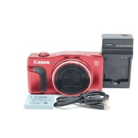 バッテリー室蓋のシリコンが欠損しています。前面のゴムが少し浮いていますが■美品■ CANON PowerShot SX710 HS レッド