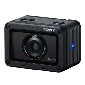 【中古】（新古品） SONY(ソニー) コンパクトデジタルカメラ Cyber-shot RX0II ブラック 1.0型積層型CMOSセンサー 180度チルト可動式液晶モニター 防水・防塵性能 4K動画撮影 DSC-RX0M2