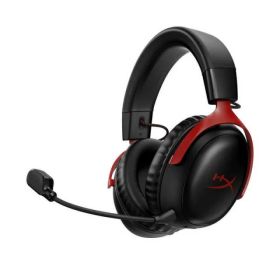 【ポイント10倍】 HyperX ヘッドセット Cloud III Wireless 77Z46AA [Black-Red] [ヘッドホンタイプ：オーバーヘッド 装着タイプ：両耳用 接続方式：ワイヤレス リモコン：○ ゲーミング：○] 【P10倍】