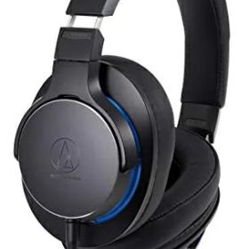 【中古】（新古品・未使用品） オーディオテクニカ ATH-MSR7b BK ヘッドホン 有線 ポータブル ポータブル ハイレゾ音源対応 SoundReality ブラック