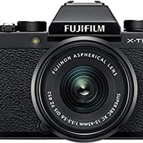 【中古】 FUJIFILM 富士フイルム ミラーレス一眼 X-T100レンズキット ブラック X-T100LK-B