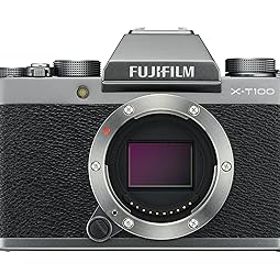 【中古】［非常に良い］FUJIFILM ミラーレス一眼 X-T100ダークシルバー X-T100-DS