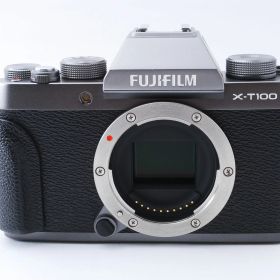 【中古】FUJIFILM フジフイルム X-T100 ボディ ダークシルバー