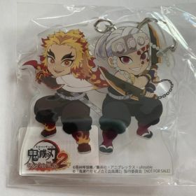 【未使用】鬼滅の刃 ヒノカミ血風譚2 煉獄杏寿郎 宇髄天元アクリルキーホルダー