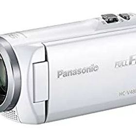 【中古】パナソニック HDビデオカメラ V480MS 32GB 高倍率90倍ズーム ホワイト HC-V480MS-W 2zzhgl6