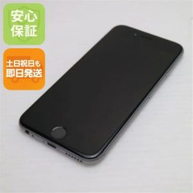 超美品 au iPhone6 16GB スペースグレイ 即日発送 スマホ Apple au 本体 白ロム 土日祝発送OK 02000