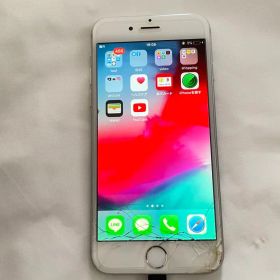 iPhone6 本体 ジャンク扱い 画面下部割れあり 動作確認済み シルバー