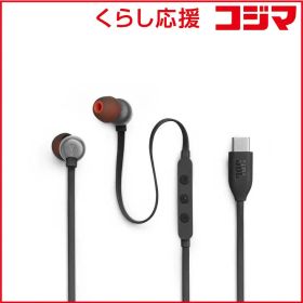 【 新品 未開封 】 JBL USB Type-C有線インイヤーイヤホン ［USB］ ブラック JBLT310CBLK 未使用 送料無料