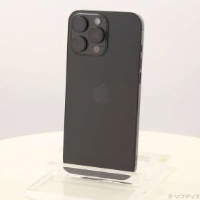 ソフマップ 〔中古品〕 iPhone16 Pro Max 256GB ブラックチタニウム MYWG3J／A SIMフリー【377】