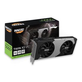 ELSA GD5060T-16GERX2OC ブラック INNO3D GeForce RTX 5060 Ti 16GB TWIN X2 OC グラフィックボード メーカー直送