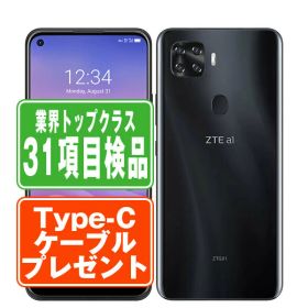 【中古】 ZTG01 ZTE a1 ブラック SIMフリー 本体 au スマホ 【あす楽】 【保証あり】 【送料無料】 ztg01bk6mtm