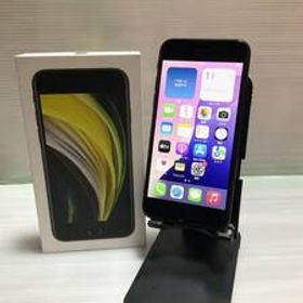 バッテリー97% Apple iPhone SE 2世代 64GB au ブラック１台 9-1-B