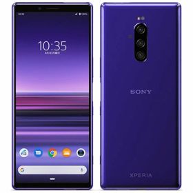 【中古】【安心保証】 Xperia 1 J9110[128GB] SIMフリー パープル